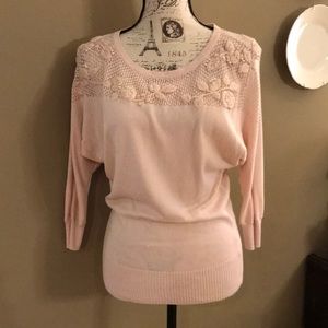 Pink Feminine Lauren Conrad Knit Top